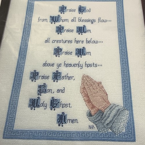 Praise God, Prayer Susan Saltzgiver Designs Counted Cross Stitch Pattern. - Picture 2 of 5