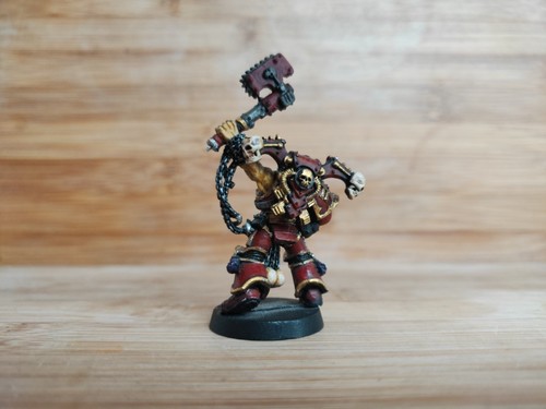 Chaos Space Marine M Kharn The Betrayer Metal Bien Pintado GW Warhammer 40k - Imagen 6 de 8