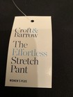 WOMEN’S CROFT AND BARROW BLACK STRAIGHT MID RISE PANTS SIZE 24W SHORT NEW NWT — photo 9