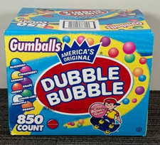 *NEW* Dubble Bubble Bubble Gum Balls 1 Inch Gumballs 850 count 15 lbs Bulk