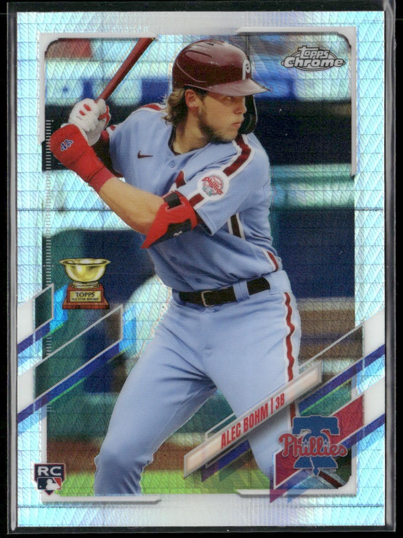 2021 Topps Chrome #119 Alec Bohm Prism Refractor