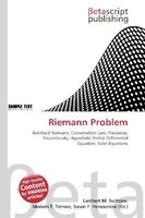 Lambert M. Surhone (U. A.) | Riemann Problem | Taschenbuch | Englisch (2026)