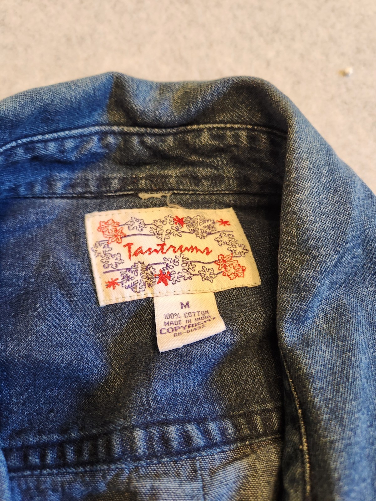 Tantrums Christmas Theme Jacket Medium Embroidere… - image 5