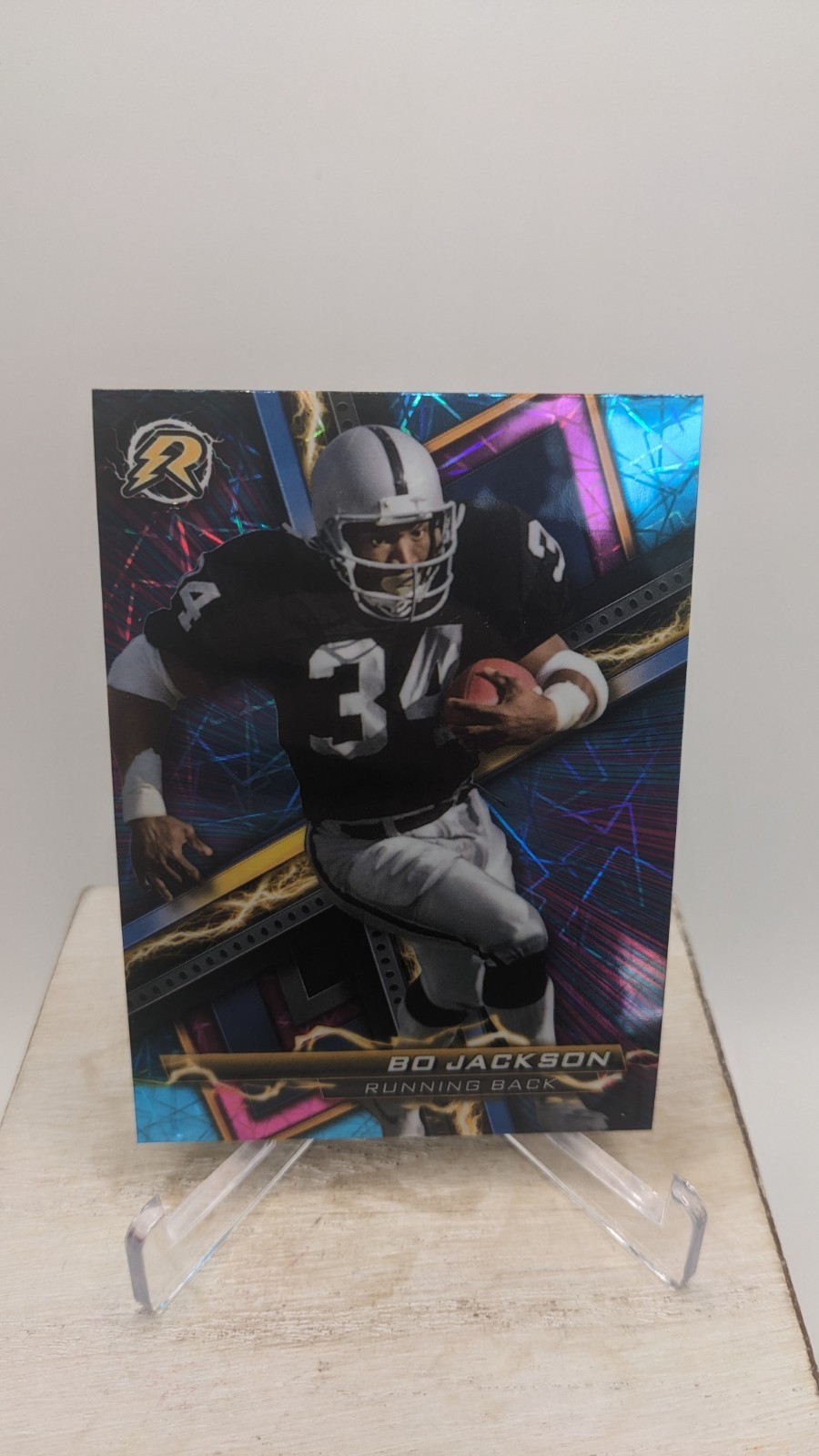 2023 Topps NFL Composite Resurgence #76 Bo Jackson Surge Refractor Card NM / M