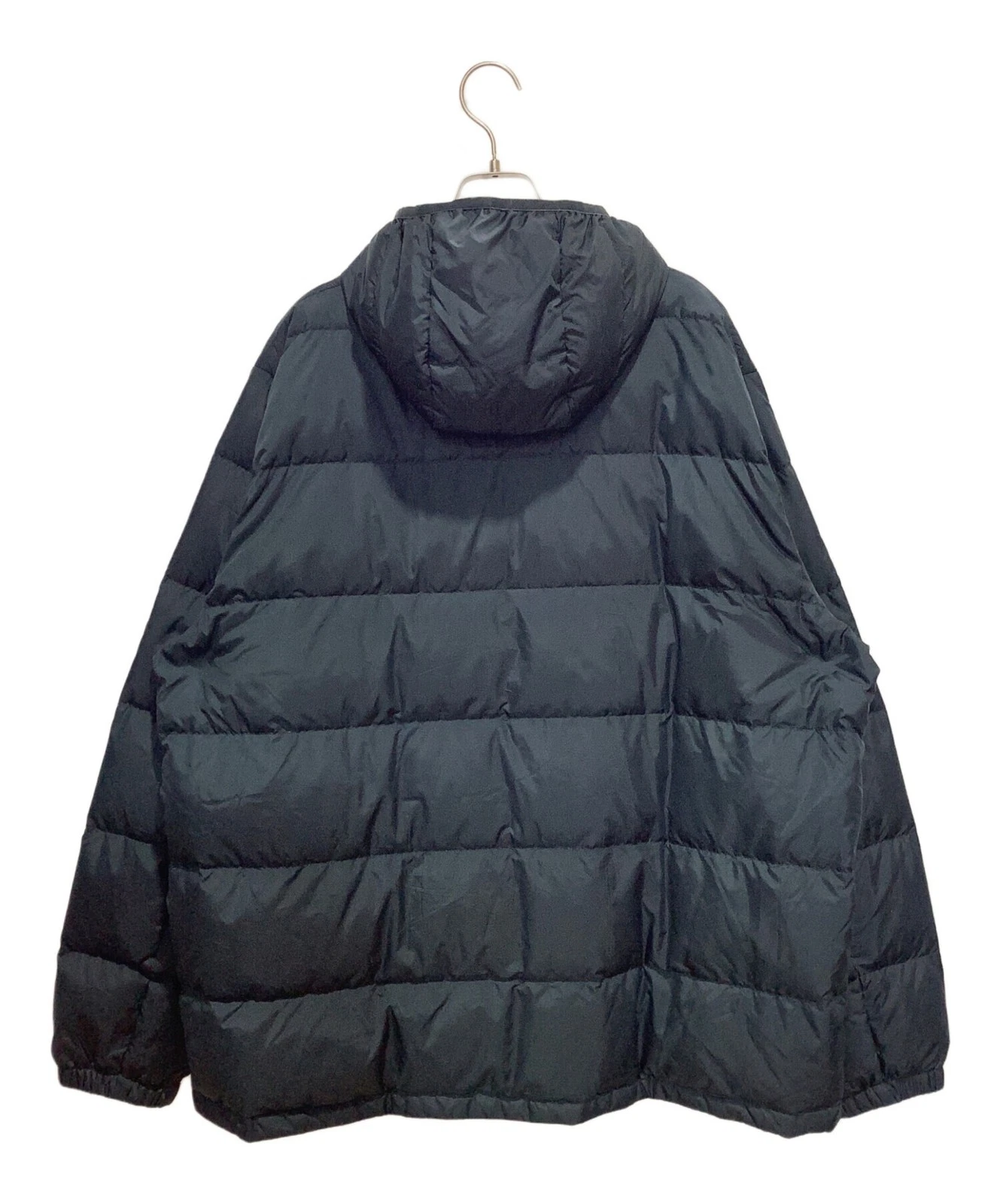 Eddie Bauer Wide Channel Hooded Down Jacket Men's Size XXL Navy image 2