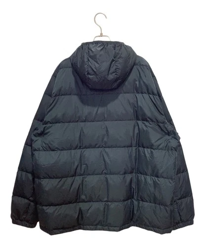 Eddie Bauer Wide Channel Hooded Down Jacket Men's Size XXL Navy image 2
