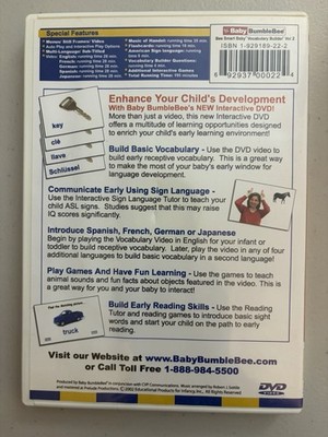 Bee Smart Baby: Vocabulary Builder - Vol. 2 (DVD, 2004