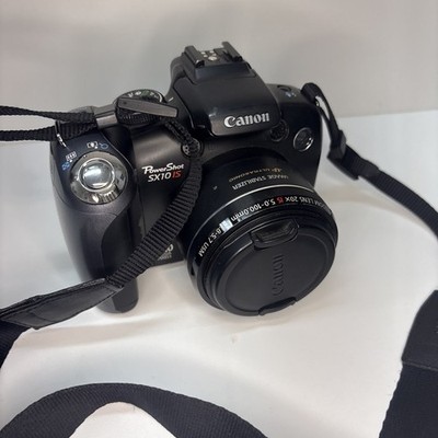 Canon Powershot SX10is Compact Digital Camera Tested 20x Zoom w case 
