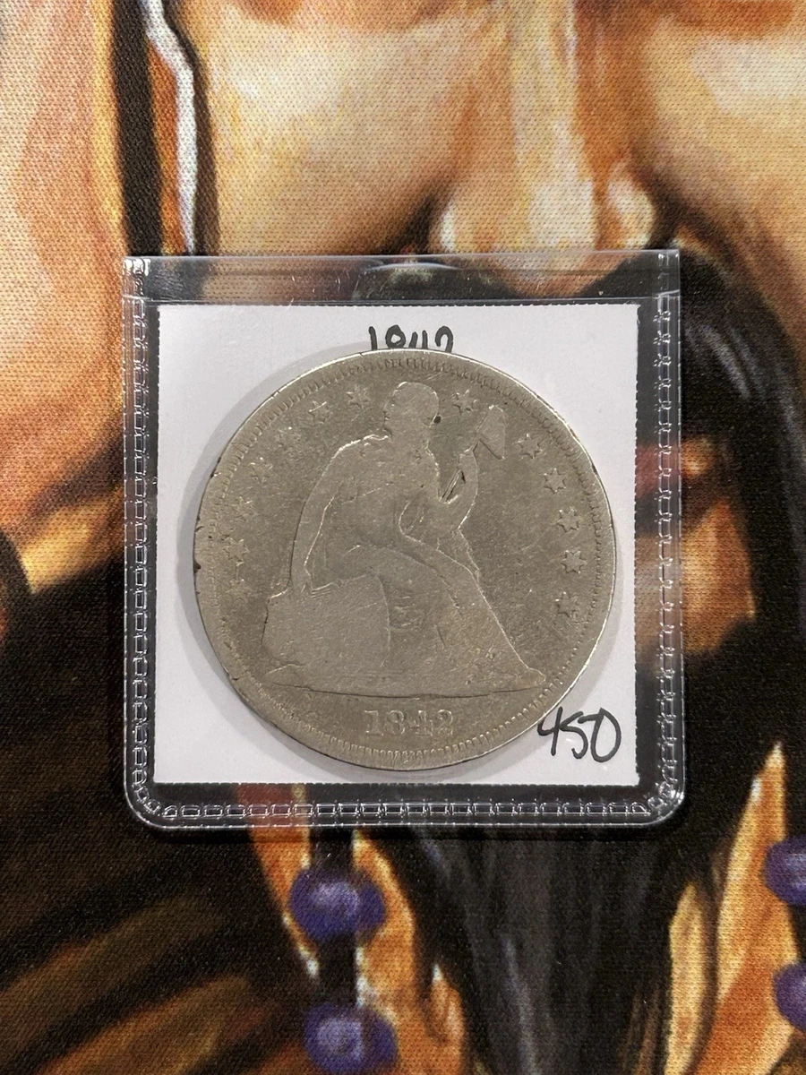 曾流通未经认证坐姿自由女神美元硬币(1840-1873) | eBay