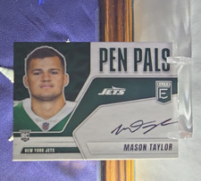 Panini 2025 Donruss Elite Pen Pals Auto Mason Taylor #PP-MTA Jets Rookie