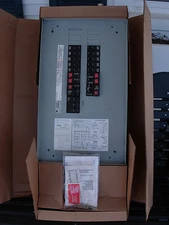 NEW GE  SERIES A 60 AMP MAIN WITH GFI BREAKERS DISTRIBUTION  PANEL BOARD
