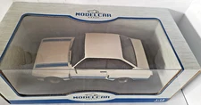 MCG Model Car Group Ford Escort Mk 2 RS 2000 X pack white blue stripes   1:18th