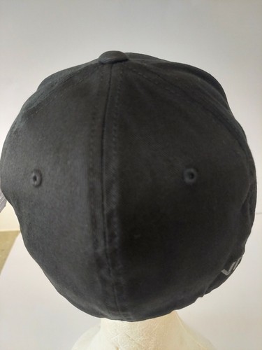RVCA FLEXFIT CAP HAT dark grey NEW MENS UNISEX Logo S/M, L/XL, SURF SKATE GOLF - Picture 3 of 5