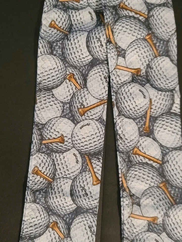 De colección NUEVO "CRAZY COOL TIES" Diadema de Enfriamiento Temática de Golf Cuello Por Pam MacGregor Foto 3 de 4
