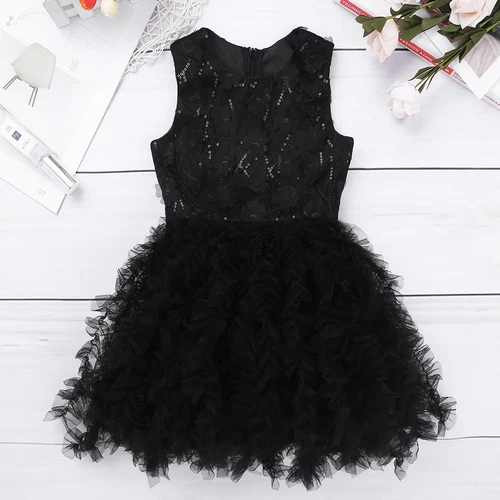 Flower Girl Princess Dress V-back Pageant Wedding Birthday Party Prom Kids Dress - Picture 95 of 97