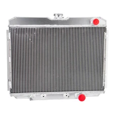338 3 Rows Aluminum Radiator For 1967-1970 Ford Mustang Mercury Cougar V8