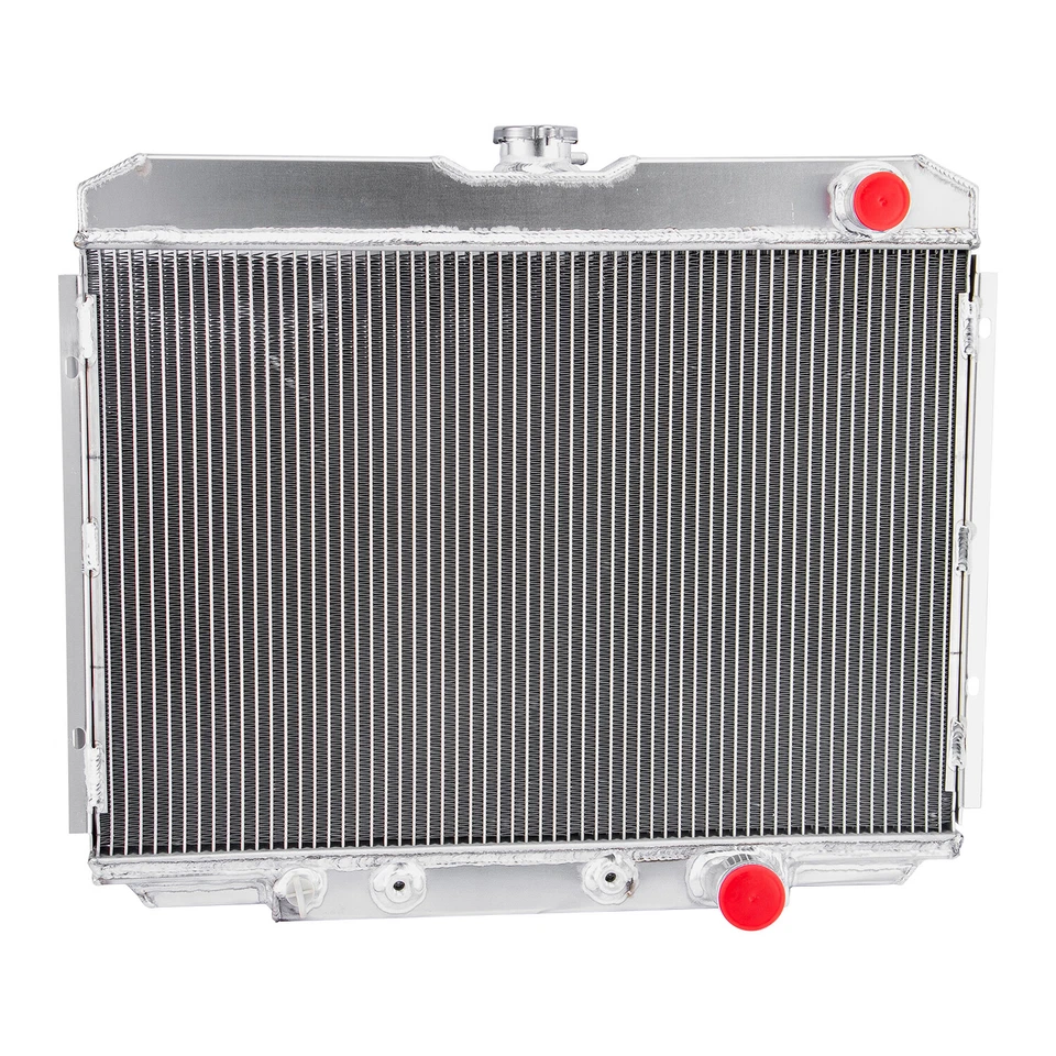 Radiador de 3 filas para Ford Mustang Mercury Cougar V8 1967 1968 1970 1969 24" con núcleo Foto 4 de 4