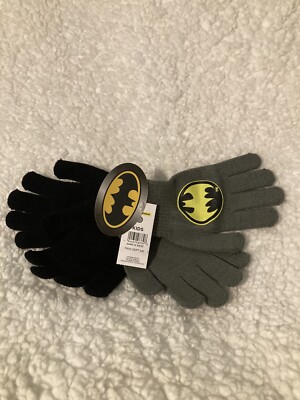 2 Pair gloves kids gray black Winter Gear Snow Hand Warmers NWT, Free S/H!