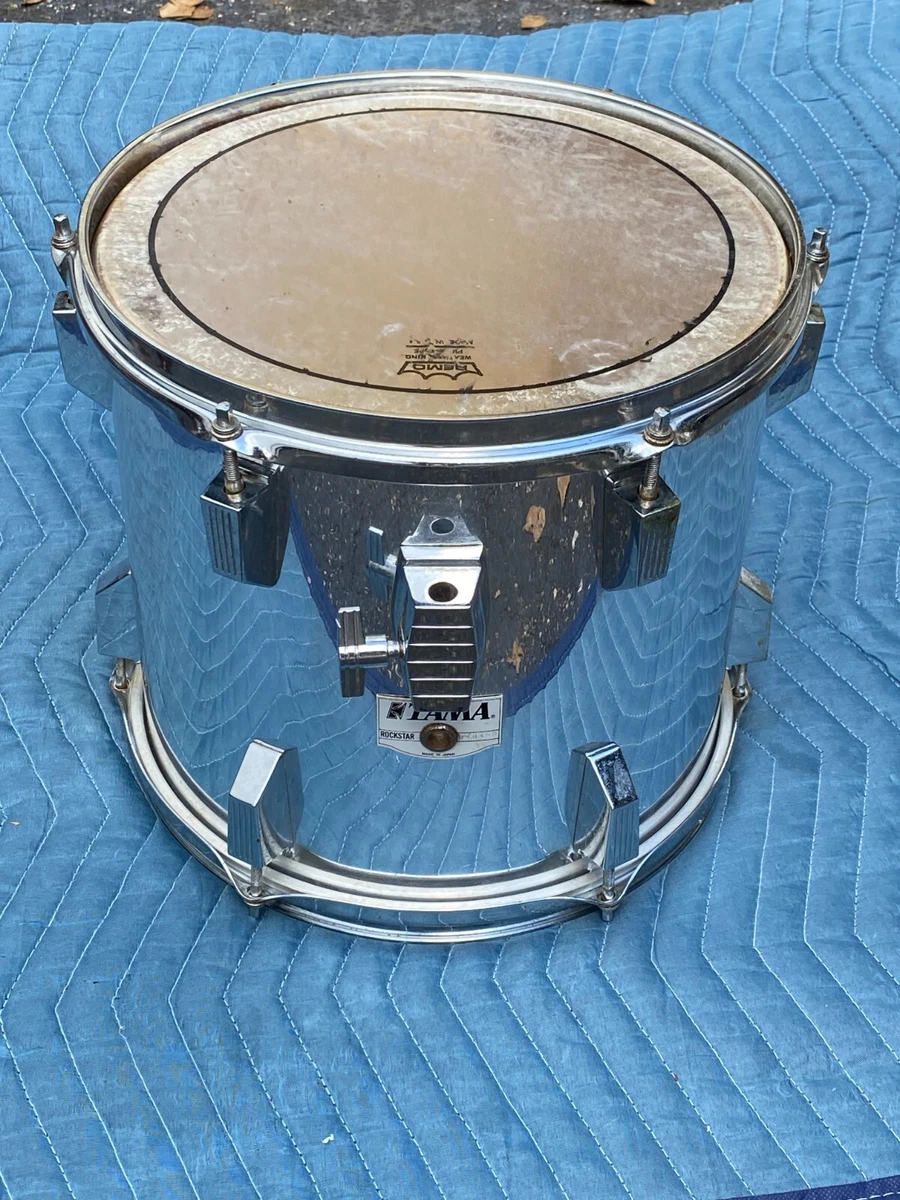 VINTAGE TAMA ROCKSTAR CHROME DRUM 12” Japan Size:12x12