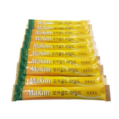 Maxim Mocha Gold Mild Instant Kaffee Mix 10x12g Sticks, Korea Instant Coffee Mix