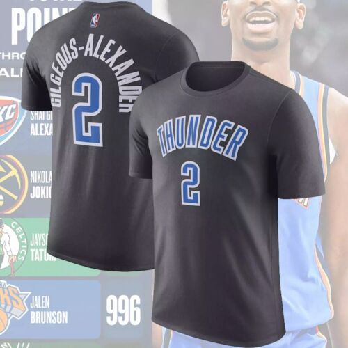 Shai Gilgeous-Alexander #2 Oklahoma City Thunder Player Name & Number FAST SHIP - Picture 5 of 15