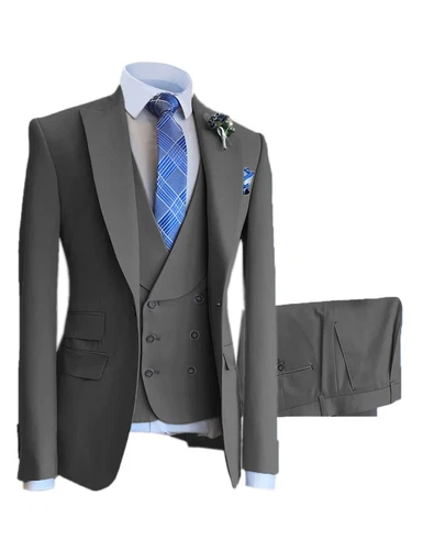 Men’s Suit 3 Piece White Meeting Party Wedding Business Formal Occasions - Picture 12 of 44