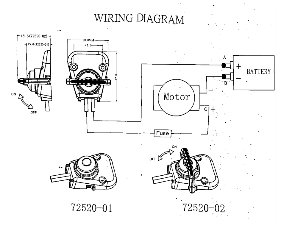 Pactrade Marine Boat Trolling Motor Foot Control Switch Continuous On Lever 50A eBay