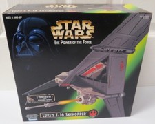 STAR WARS THE POWER OF THE FORCE LUKE SKYWALKER T-16 SKYHOPPER SEALED