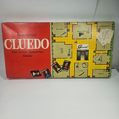Cluedo Board Game 1972 John Waddington Replacement Parts Pieces YOU PICK