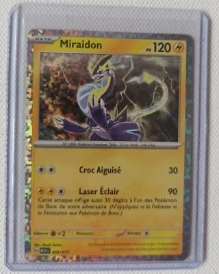 POKEMON MCDONALD 2024 PROMO RARE HOLO CARTE MIRAIDON 003/015 M24 JCC FR MINT - Photo 1/2