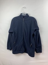 Gap Kids Hoodie Hooded Jacket Boys Navy Blue Size XL 12 Full Zip Fleece Kids