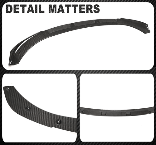 Fit For BMW i3 I3 Hatchback 2018-2023 REAL Carbon Front Bumper Spoiler Chin Lip - Bild 13 von 13