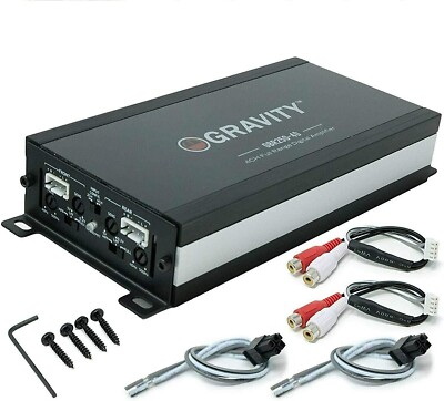 Gravity 360-Watt RMS 4-Channe Amplifier Amp For MOTORCYCLE Polaris RZR/ATV/UTV