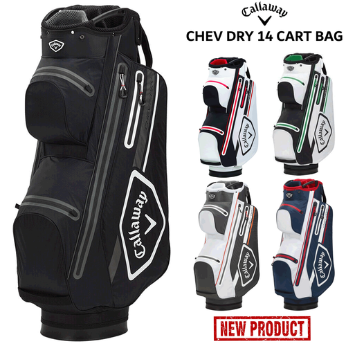CALLAWAY CHEV DRY 14 CART BAG WATERPROOF GOLF BAG CALLAWAY TROLLEY BAG