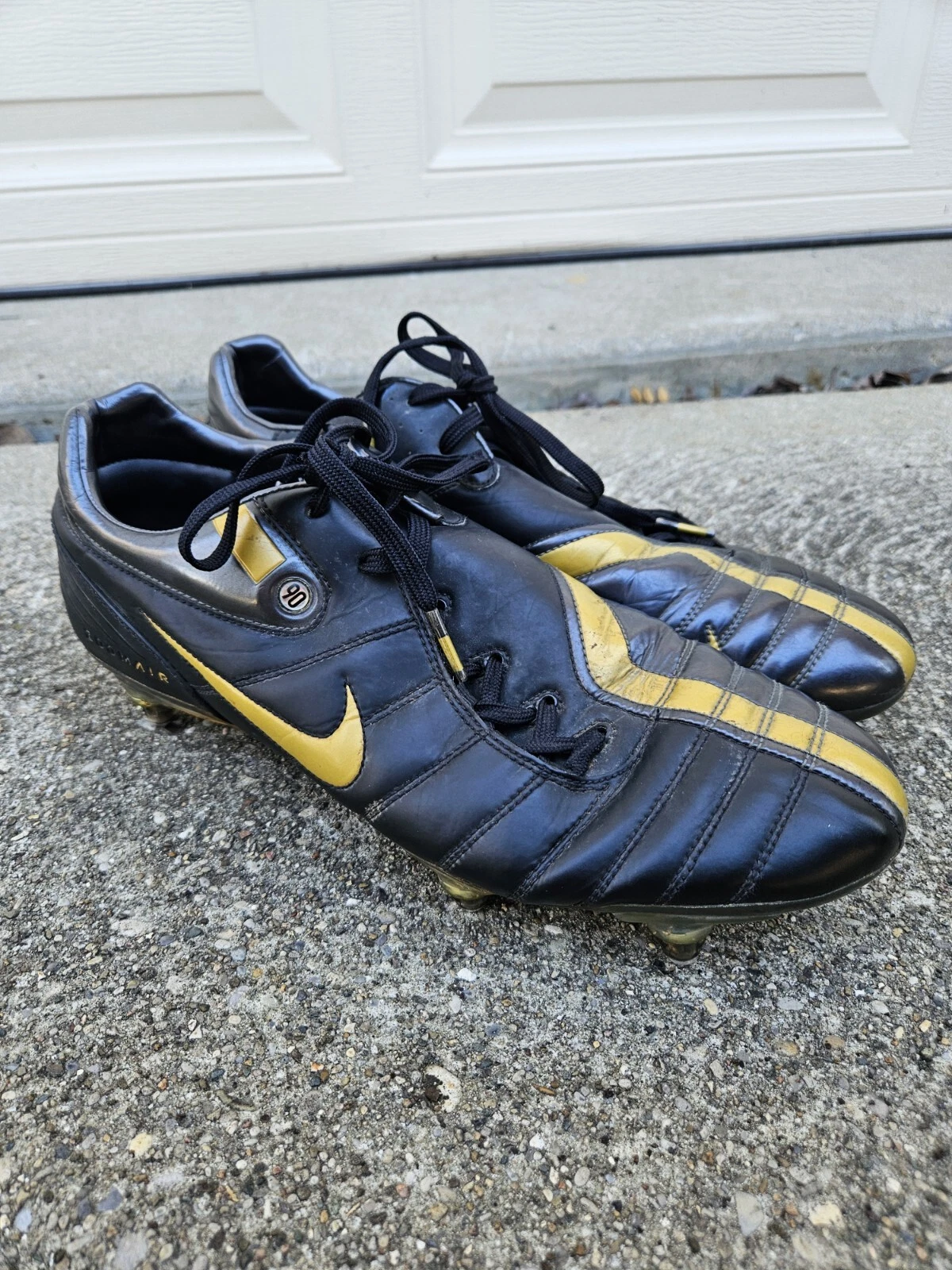 Nike Air Zoom Total 90 Supreme 313977 071 noir or football crampons chaussures hommes 13