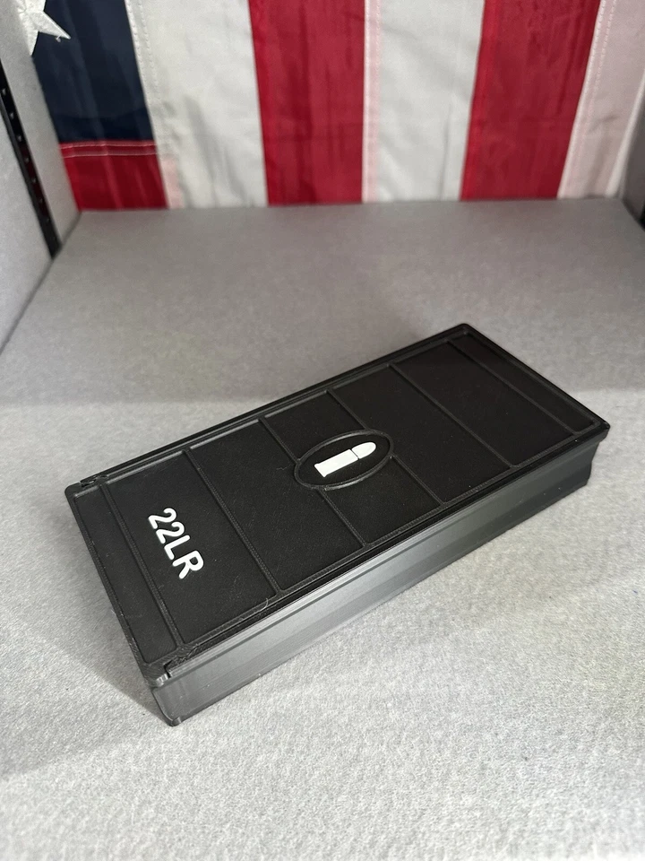 Caja de almacenamiento de munición para rifle largo 22/organizador seguro 250 rondas Foto 4 de 4