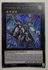 Yugioh - Number 98: Antitopian - DRL3-EN027 - LP/NM - 1st Ed - Secret Rare 2016