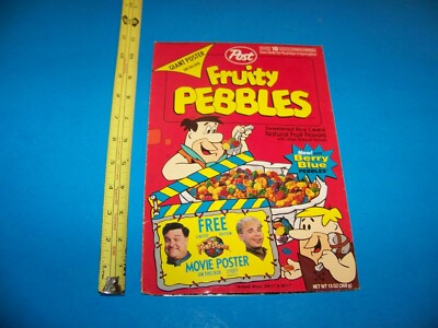 Post Fruity Pebbles Giant Movie Poster for The Flintstones   Vintage 1994 