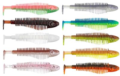 Bullseye Lamelli - Gummifische, Kunstköder, Zanderköder, Hechtköder, Angelköder 