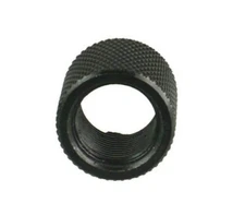 Black Fits Ruger 1022 10/22 5/8x24 TPI Muzzle Brake Thread Guard / Cap - Steel