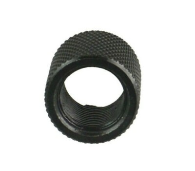 Black Fits Ruger 1022 10/22 5/8x24 TPI Muzzle Brake Thread Guard / Cap - Steel