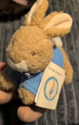 Eden Peter Rabbit Rocking Plush Soft Toy Stuffed Beatrix Potter 8 ...
