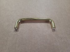 3.5 in CC Polished Brass Finish Drawer Pulls- NOS
