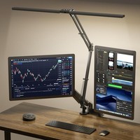 SKYLEO LED Desk Lamp - Double Head Desk Light with Remote Control - Eye Protect