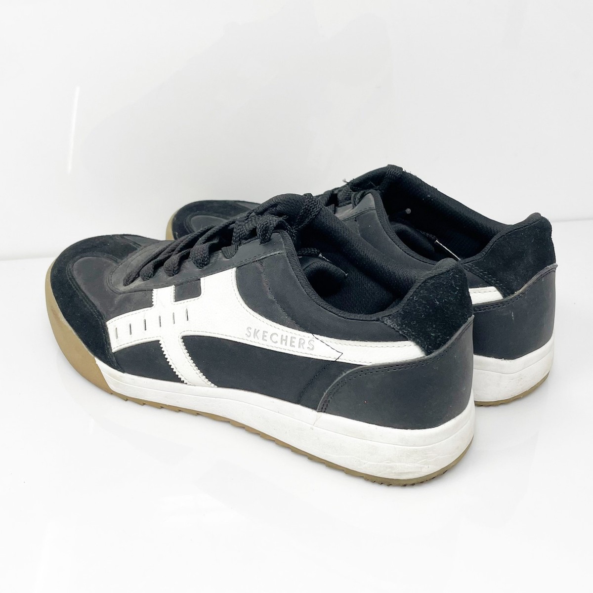 Skechers Mens Zinger Manzanilla Superado 183282 Black Casual Shoes