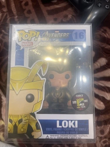 Funko Pop! Vinyl Marvel Avengers Loki #16 SDCC 2012 Exclusive Figure