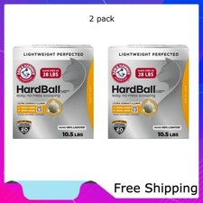 ARM  HAMMER HardBall Lightweight Cat Litter, Multi-Cat No-Mess Scoopable,2 pack