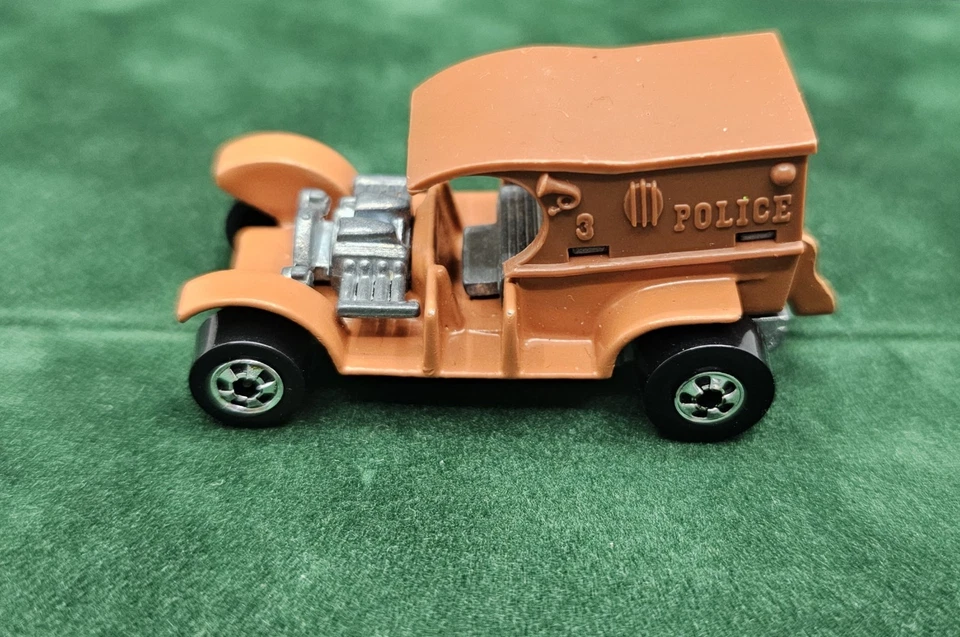 Vintage Hot Wheels France Paddy Wagon Police 3 Tan Blackwall 1969 Rare - Image 2 of 4