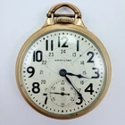 Antique Hamilton 21 Jewels Pocket Watch, Pre-Owned, Runs (49#100)