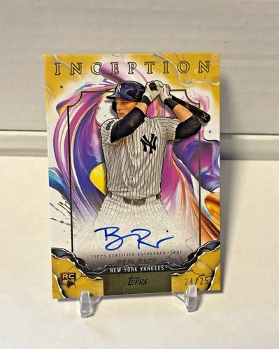 2025 Topps Inception Ben Rice (RC) On Card Rookie AUTO /25